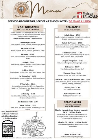 Bar à manger aux 3 nains_Le Bourg-d’Oisans