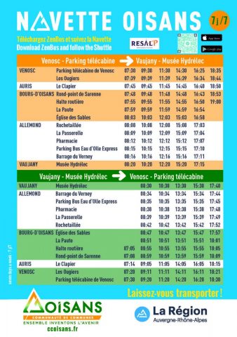 Navette Oisans_Le Bourg-d&rsquo;Oisans