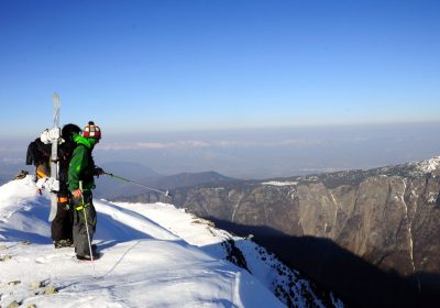 Ski de randonnée depuis Oulles / Vallée de la Lignarre