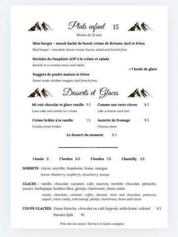 Bar restaurant L&rsquo;Étape_Allemond
